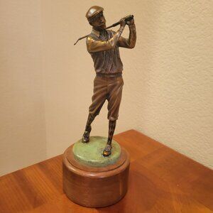 Signed Mark Lundeen ~ "The Niblic" Bronze Sculpture
